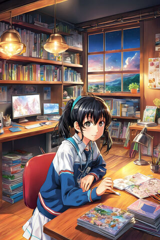 Cozy Study Vibes 🌅📚