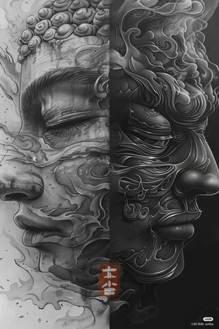 Duality of Serenity 🌌✨
