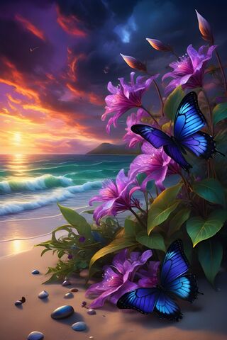 Beautiful Beach Scene