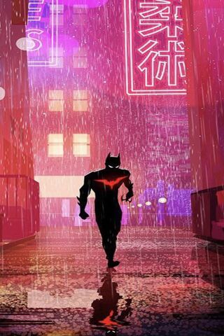 Dark Knight in the Rain..