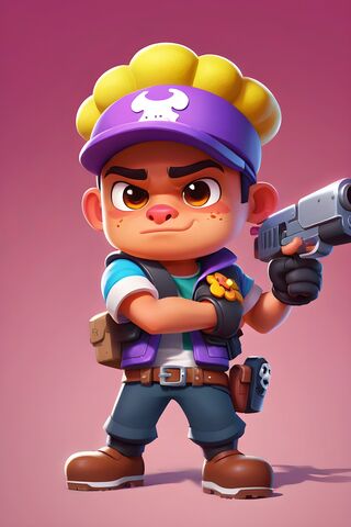 Cool Cartoon Character with a Twist! 🎮✨