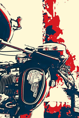 Vintage Motorcycle Vibe..