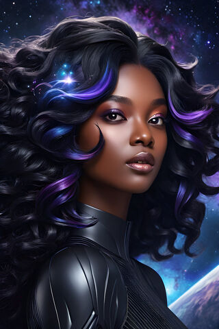Blak Art Beauty Woman