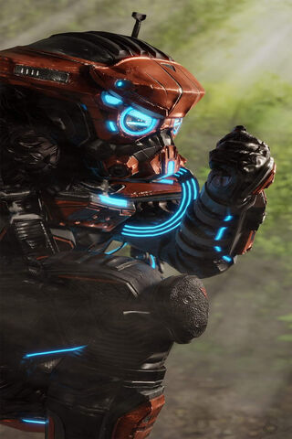 Futuristic Warrior in A..