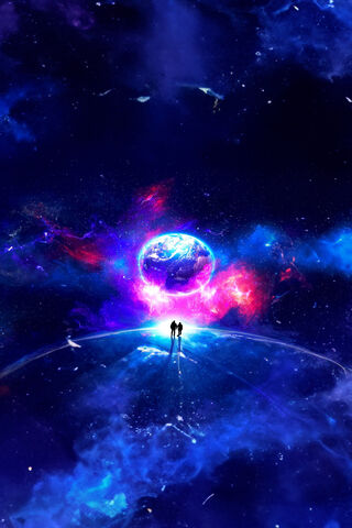 Cosmic Embrace 🌌✨