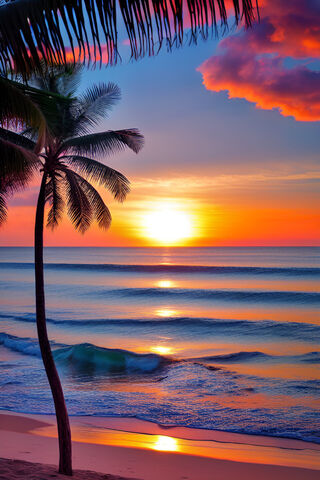 Tropical Sunset Bliss �..