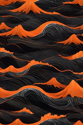Fiery Waves of Nature 🌋🌊