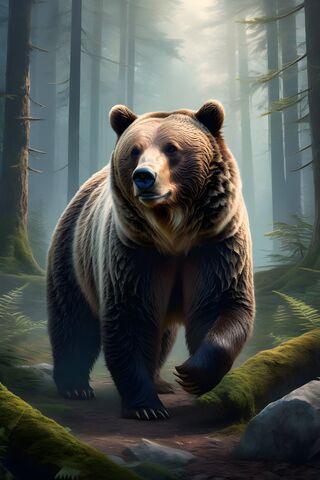Majestic Bear in the En..