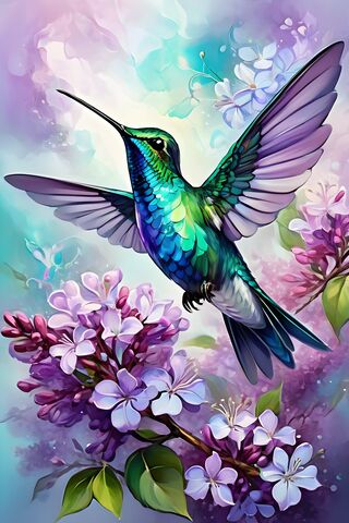 Beautiful Humming Bird
