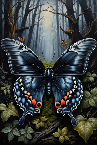 Butterfly In The Dark Forest