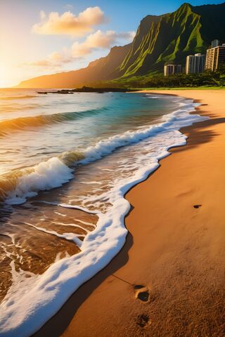 Morning Bliss by the Shore 🌅