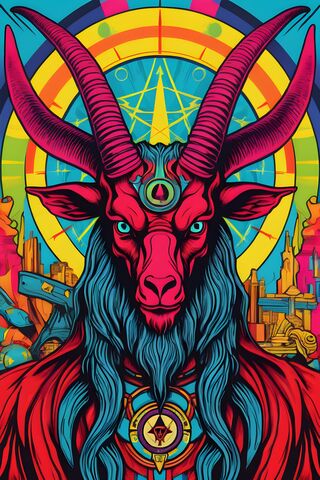 Mystical Baphomet Art 🐐✨