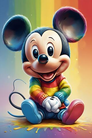 Rainbow Mickey Magic 🌈✨