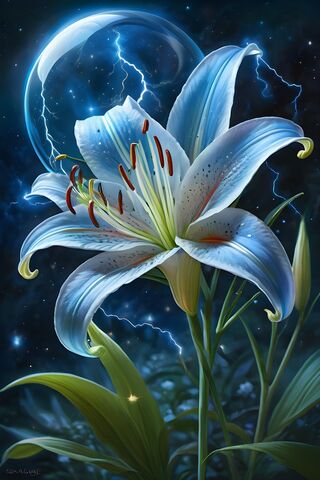 Blue Stargazer, Stars