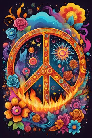 Vibrant Peace 🌼✌️✨