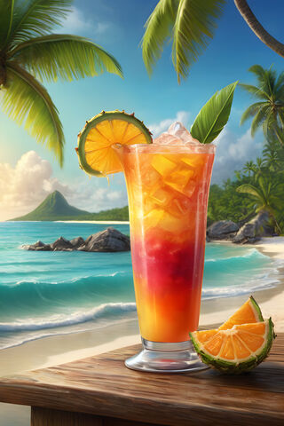 Bahama Mama Alcoholic Drink