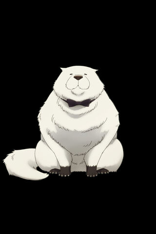 Fluffy White Companion 🐾