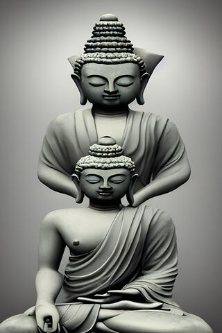 Serene Buddha Statues 🧘‍♂️✨