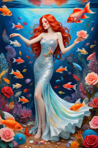 Enchanted Underwater Beauty 🌊✨