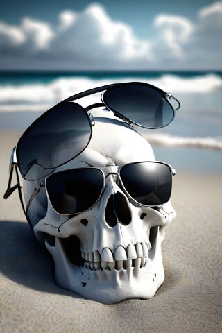 Beach Skull