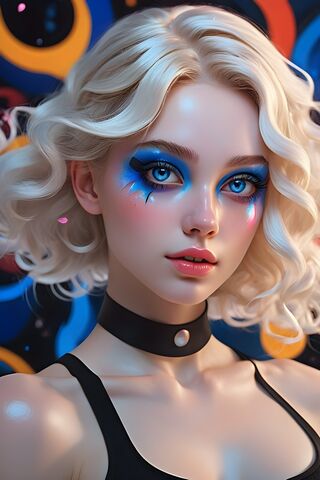 Blue-Eyed Woman