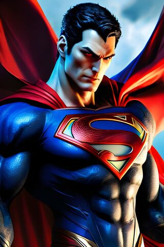 The Iconic Superman: A Hero's Might 🦸‍♂️✨
