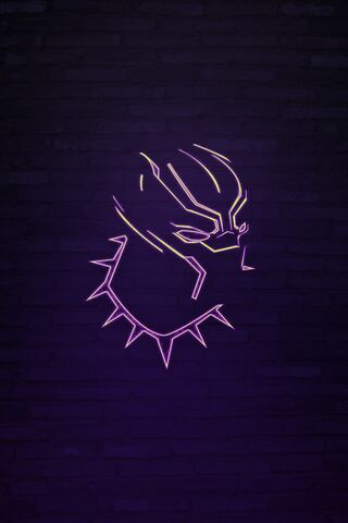 Vibrant Black Panther Emblem 🐾✨