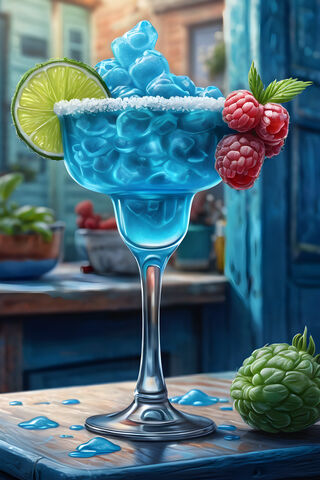 Blue Raspberry Margarita