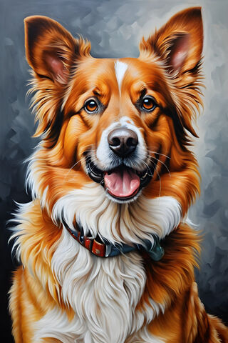 Happy Pup Portrait 🐶✨