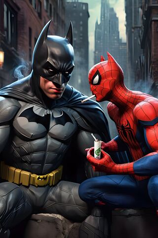 Batman and Spiderman Sm..