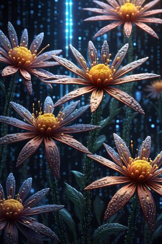 Binary Stardust Flowers