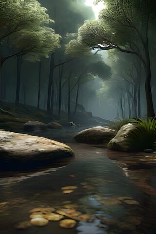 Enchanted Forest Stream..