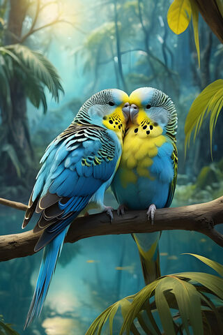 Budgie Kisses