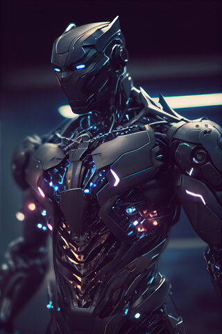 Futuristic Cyber Warrio..