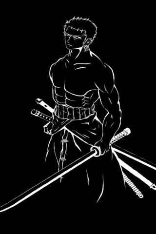 Black and White Zoro