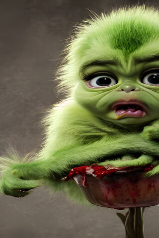 Adorable Grinch Baby 🥰🎄
