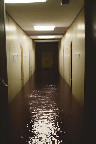 Flooded Hallway 🚪🌊