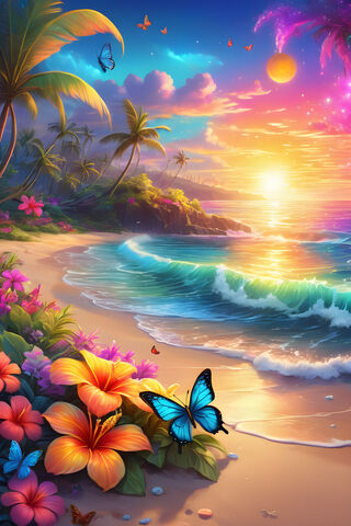 Beautiful Day At The Beach
