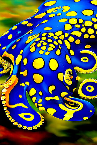 The Dazzling Danger: Blue-Ringed Octopus 🌊💙