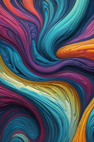 Vibrant Swirls of Color..