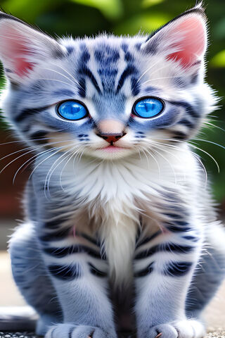 Blue Eyes Kitten