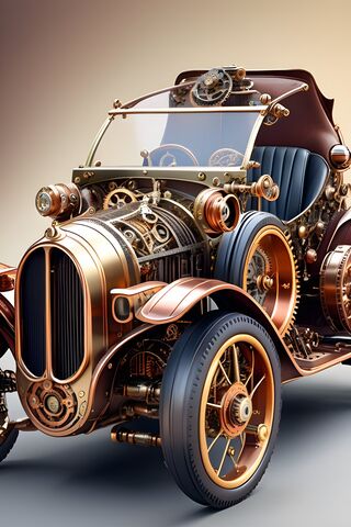 The Timeless Elegance of Bugatti: A Steampunk Dream 🚗✨
