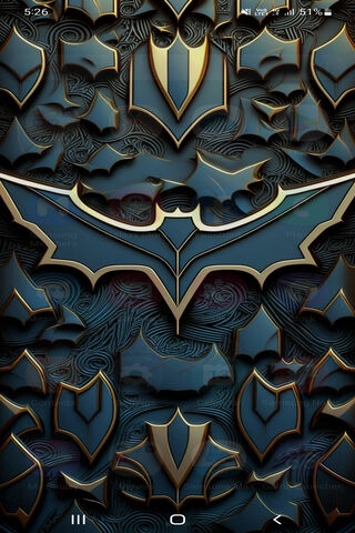 Dark Knight's Emblem 🦇✨