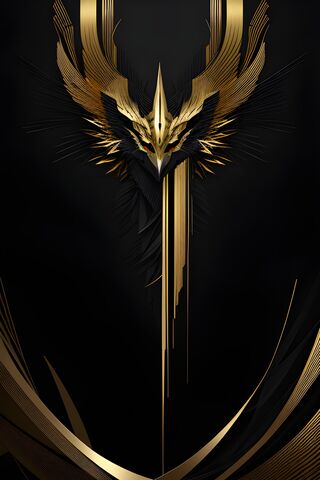 Black and Gold - Abstract