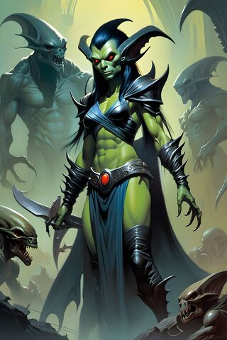 Fierce Fantasy Warrior ..