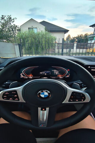 Inside a BMW