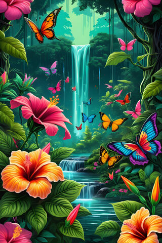 Butterfly Waterfall