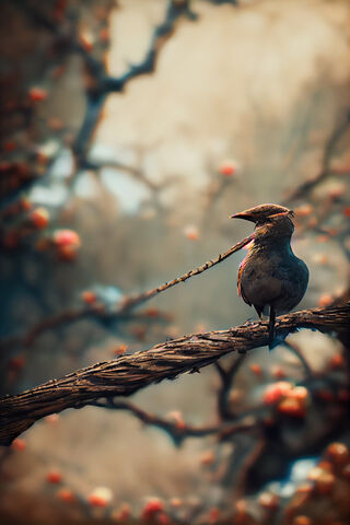 Bird Sit On A Branch
