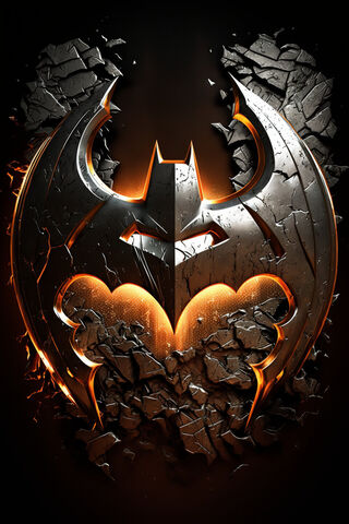 Dark Knight's Emblem 🦇✨