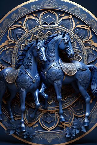 Blue Horses
